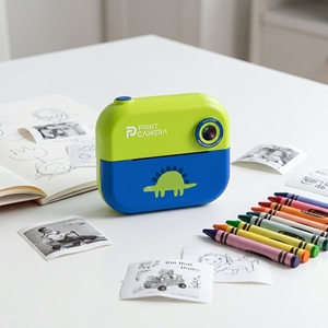 Appareil photo instantané pour enfants, impression thermique, sortie photo en <span class=keywords><strong>3</strong></span> secondes, double objectif avant et arrière, filtre amusant, jeu de puzzle, cadeau créatif, jouet - Product Image 4