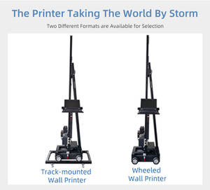 Impresora de pared Vertical Faith, movimiento automático portátil por rueda/Movimiento de pista, máquina de pintura de pared, impresoras de pared 3D - Product Image 2