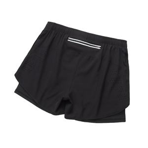 Pantalones cortos de gimnasio de secado rápido de compresión de 5 pulgadas para hombre, 2 en 1, poliéster de estilo sólido, aptos para CrossFit, correr, ropa de entrenamiento informal - Product Image 1