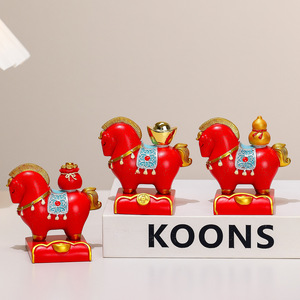 Soporte para Teléfono con Base Giratoria Ruijie Chinese Horse, Decoración de la Suerte Roja, Regalo - Product Image 2