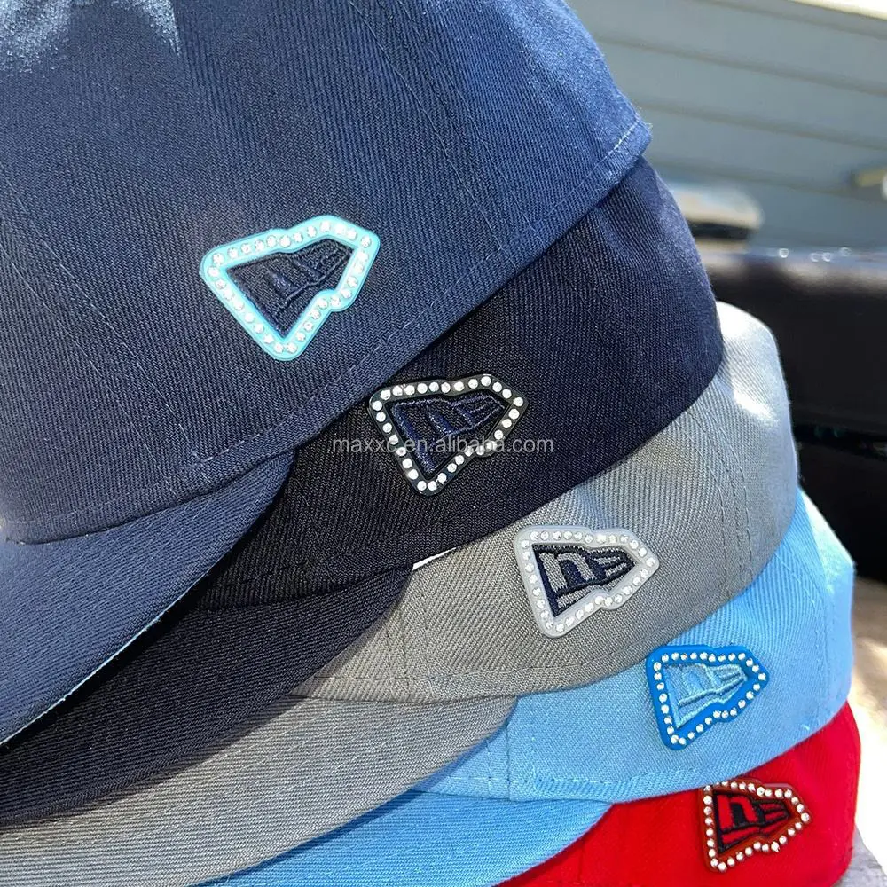 Custom pins for new e ra cap Enamel hip hop hat pin badge Brim-it Hat Clip Glitter Brim Clip Hat Clips