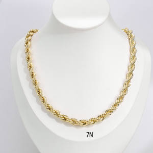 Vòng cổ dây chuyền CM bán buôn, dây chuyền vàng <span class=keywords><strong>14K</strong></span>, unisex, kiểu dáng cổ điển, hiphop, dây to bản, nhiều kích cỡ - Product Image 6