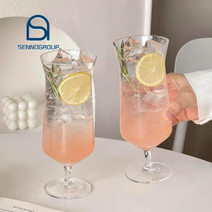 Logo personnalisé tasse <span class=keywords><strong>Mojito</strong></span> bouche inversée <span class=keywords><strong>avec</strong></span> <span class=keywords><strong>paille</strong></span> ouragan boisson gobelet cocktail <span class=keywords><strong>verre</strong></span> à vin - Product Image 1