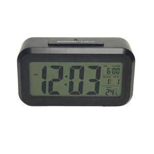 Horloge intelligente silencieuse réveil <span class=keywords><strong>de</strong></span> table numérique avec calendrier et température avec rétro-éclairage CE, norme ROHS - Product Image 2