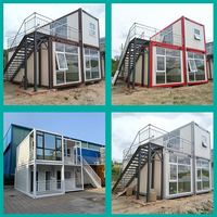 Portable 20ft Flat Pack Container House Moderne Mobile Minuscule Préfabriqué Nouveau Design Ready-Made pour Bureau ou Magasin pour Hôtels