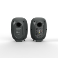 Bestisan SR08 80W Mini haut-parleur d'étagère de cinéma maison avec couvercle en treillis métallique Caractéristiques des basses puissantes et des systèmes de cinéma maison