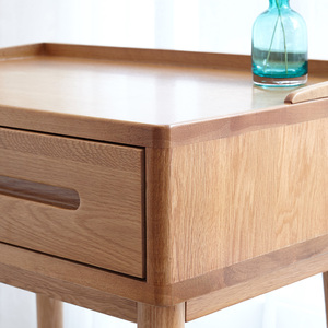 Solid <b>Wood</b> Makeup Desk With Drawer 60Cm Width Minimalist <b>Dressing</b> <b>Table</b> For Bedroom Vanity Storage Organizer - Product Image 3