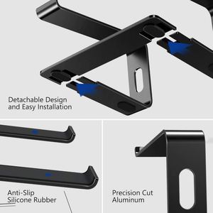Ergonomic Detachable Aluminum Laptop <b>Stand</b> Comfortable Riser Holder Notebook <b>Stand</b> for <b>Tablet</b> PCs - Product Image 6