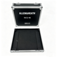 Boîtier de transport robuste de haute qualité pour console de mixage numérique portable DJ OEM Allen&Heath SQ6, 4 poignées, pieds en caoutchouc, IP67