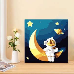 Personalizada Popular dibujos animados marco interior para colorear niños DIY pintura al óleo por números para adultos pintura - Product Image 6