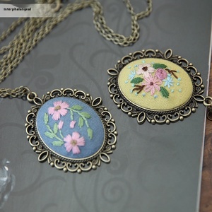 Jin Hao bordado hecho a mano DIY Material para mujer suéter antiguo cadena tela flor Lu bordado Kits tela textil artesanías - Product Image 5
