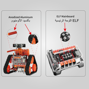 ชุดอุปกรณ์การเรียนรู้ STEM 6 in 1 สำหรับเด็ก ชุดโปรแกรมหุ่นยนต์ DIY จากโรงเรียนอิเล็กทรอนิกส์ในตะวันออกกลาง - Product Image 2