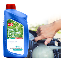 Liquide et produits chimiques acides organiques, matériau plastique unique, bouteille de 5 L, liquide de refroidissement longue durée pour radiateur de moteur de voiture, prix d'usine