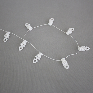 Deslizador de Cortina en Forma de S, Resistente y de Deslizamiento Suave, de Alta Calidad, 60mm/80mm, para <span class=keywords><strong>Riel</strong></span> de Cortina - Product Image 5