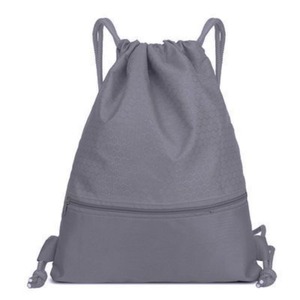 Promotion Custom Printed Logo Large Size Travel Sport Gym Camping Waterproof <b>Backpack</b> Drawstring Bag with Front Zipper - Product Image 1