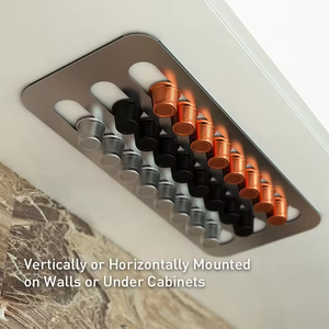 K-Cup Holder Support <span class=keywords><strong>mural</strong></span> pour dosettes de café Expresso Coffee <span class=keywords><strong>Capsule</strong></span> Holder Storage for <span class=keywords><strong>Nespresso</strong></span> Pods - Product Image 2