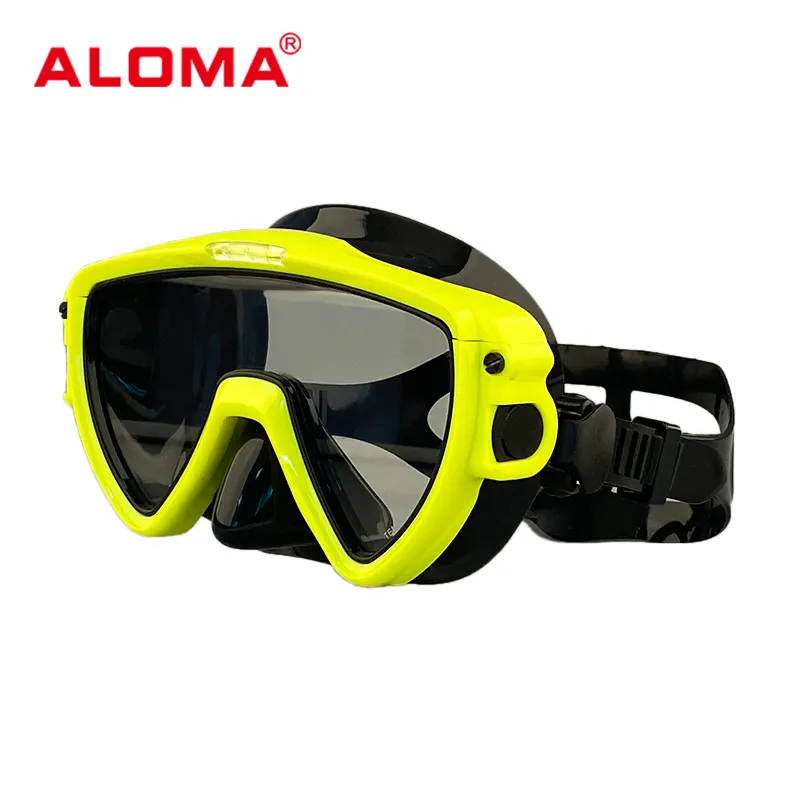 ALOMA 2024 nuevo adulto lente única silicona apnea gafas equipo de esnórquel equipo de buceo máscara de buceo libre