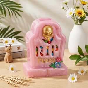 Cetakan Batu Nisan Hewan Peliharaan DM1335, Resin Epoksi, Kerajinan, Cetakan Silikon untuk Menyimpan Rambut dan Abu Hewan Peliharaan, untuk Pembuatan Kenang-kenangan Hewan - Product Image 4