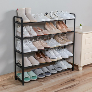 Meuble de salon moderne en métal, étagère à <span class=keywords><strong>chaussures</strong></span> pliable, organisateur multifonctionnel, armoire à <span class=keywords><strong>chaussures</strong></span>, gain de place <span class=keywords><strong>pour</strong></span> appartement, école - Product Image 4