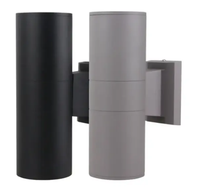 6W 10W 20W nordique salon balcon luminaire IP65 Cob extérieur haut vers le bas double tête cylindre LED applique murale