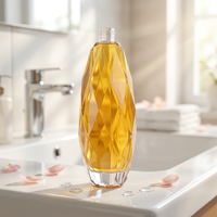 Nouvelle bouteille en verre Super Flint personnalisée pour jus, vin et boissons, avec bouchon à vis, pour Tequila, Brandy et Whisky