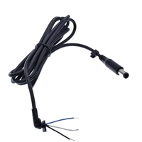 OEM ELETEC Laptop DC 7.4*5.0mm Connector Cord Cable with LED Light for Dell Charger Adapter Charging Cable 1.8m