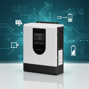 Convertisseur solaire hybride 6,5 kW 6500 W 48 V à onde sinusoïdale pure hors réseau avec contrôleur de charge MPPT pour système solaire domestique - Product Image 1