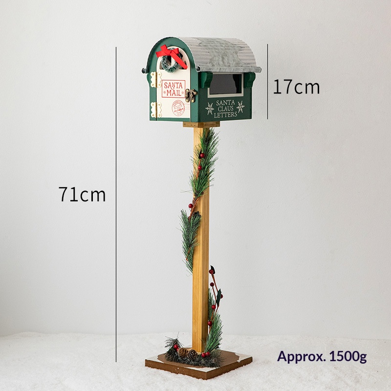 Boîte aux lettres à fenêtre verte
