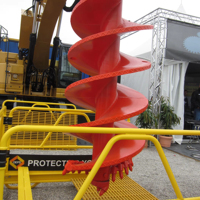 Perceuse à roche dure Tarière à pieux forés Tarière conique avec dents de balle pour pièces de rechange de machines de construction de fondations