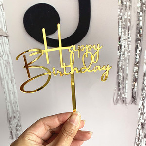 374 Feliz Cumpleaños, Decoración Acrílica para Pastel, Herramienta para Fondant, Molde para Hornear Pasteles, Prensa para Decorar Repostería - Product Image 2