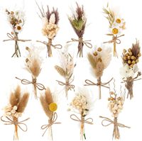 Karangan Bunga Kering Mini Forget Me Not, Hiasan Bunga Alami, Rangkaian Bunga Buatan, Dekorasi Pernikahan DIY