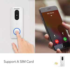 Lermom Thương Hiệu 4.3 Inch Video <span class=keywords><strong>Intercom</strong></span> Kit Không Dây Video Cửa Điện Thoại Cửa Chuông Nhẫn Với Máy Ảnh Set Hỗ Trợ Tự Làm - Product Image 4