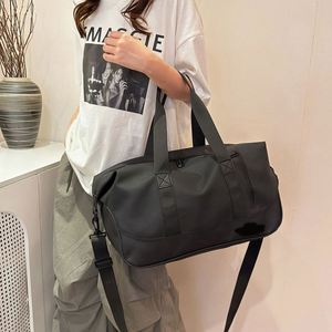 Custom Logo Workout Sports Personalized Fitness Yoga <b>Bags</b> PU Gym Organize <b>Bag</b> Women <b>Men</b> <b>Travel</b> Duffel <b>Bag</b> With Shoe Compartment - Product Image 6