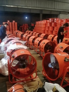 DN 24 pouces 600mm Automatisation professionnelle Poussoir manuel avec roue Ventilation portable Ventilateur d'extraction Ventilateur axial mobile - Product Image 5