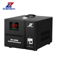 Régulateurs de tension automatiques à servomoteur SVC ZX 3000W 5000W, stabilisateurs monophasés 220V 110V pour la protection contre les surtensions