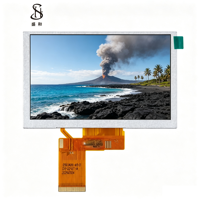 5,0 Zoll 480x272 LCD TFT Panel Display mit LED-Hintergrundbeleuchtung Flash-Entwicklungsboard RGB 40PIN 450cd/m2