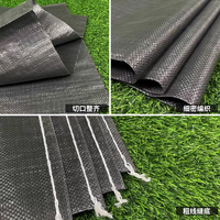 Promotion : Toile de protection industrielle noire en PE tissé, recyclable, résistante au soleil et anti-vieillissement, version épaissie, pour protection des pentes contre les inondations