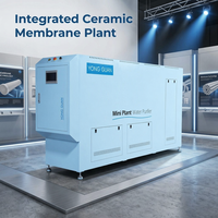 Système de traitement d'eau RO industriel Yongguan, filtres à sable céramique, 50-350L/h, 220V, garantie 1 an, 1,5-1,8KW