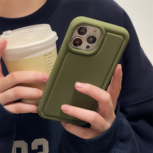 Custodia per telefono Soft Touch con cuscino d'aria alla moda per <span class=keywords><strong>iphone</strong></span> 11 12 13 14 <span class=keywords><strong>XS</strong></span> <span class=keywords><strong>MAX</strong></span> Anti-caduta <span class=keywords><strong>Cover</strong></span> per cellulare posteriore in Silicone - Product Image 4