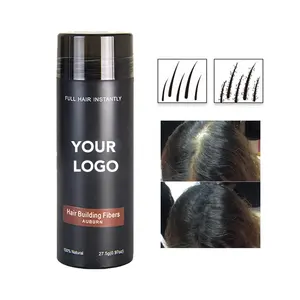 高品质天然素食头发纤维定制标志头发纤维私人标签头发纤维喷雾