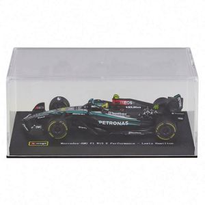 Modèle de voiture de course Formule 1 en alliage moulé sous pression 1:43 2024, style <span class=keywords><strong>F1</strong></span>, véhicule à roues ouvertes, avec vitrine en acrylique, objet de collection, vente en gros - Product Image 1
