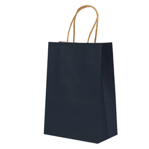 Sac fourre-tout en papier kraft Haozhuo avec impression de logo pour événements et cadeaux - Product Image 1