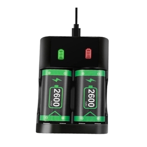 Paquete <span class=keywords><strong>de</strong></span> Baterías Recargables <span class=keywords><strong>de</strong></span> Larga Duración <span class=keywords><strong>de</strong></span> 2600 mAh <span class=keywords><strong>con</strong></span> Base <span class=keywords><strong>de</strong></span> Carga para el <span class=keywords><strong>Control</strong></span> <span class=keywords><strong>de</strong></span> Juego <span class=keywords><strong>de</strong></span> <span class=keywords><strong>Xbox</strong></span> Series/<span class=keywords><strong>Xbox</strong></span> One - Product Image 1