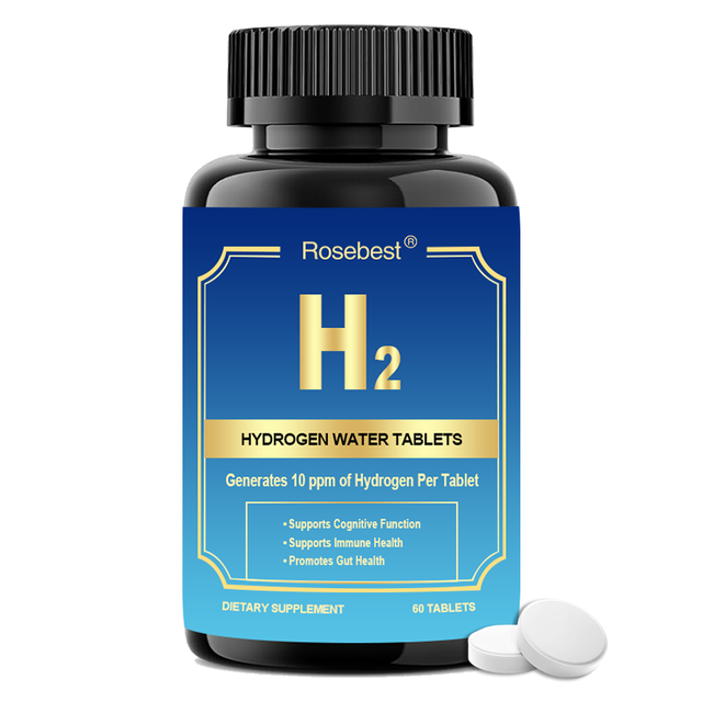 Rosebest GMP Certified China Manufacturer Wholesale OEM Private Label H2 Molecular Hydrogen Effervescent Tablets Supplement