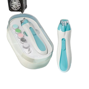 Nuovo Tagliaunghie <span class=keywords><strong>Elettrico</strong></span> per Neonati, Anti-Pizzicamento, in Acciaio Inox, Lussuoso, Portatile, Professionale - Product Image 1