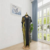 Nouvelle Robe Africaine Femme 2026 Maxi Boubou Kaftan Bohème Ethnique Grande Taille Été Doux Chiffon Confortable Soie Imprimée