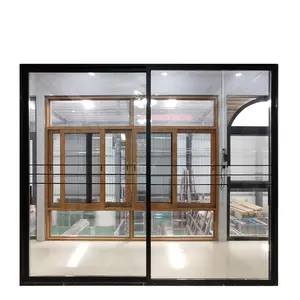 Aluminium Frame Driedubbele Beglazing Met Elektrische Coatingkleur