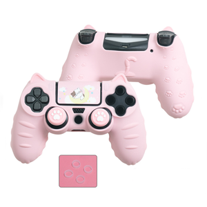 Silicone Mềm Bảo Vệ Bìa Với Ngón Tay Cái Stick Grips Sticker Cho PS4 Trò Chơi Điều Khiển Bảo Vệ Trường Hợp Bìa - Product Image 4