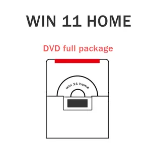 Authentique Win 11 Home OEM DVD Full Package 100% online Activation Win 11 Home DVD Package 6 mois de garantie et livraison rapide