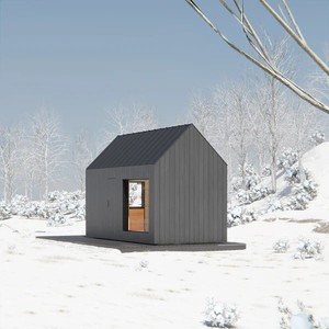 Sauna de jardin populaire avec double fenêtre, chauffage électrique, sauna extérieur avec vapeur humide, extérieur en lattes de pin, toit en pente, <span class=keywords><strong>spa</strong></span> de jardin - Product Image 4